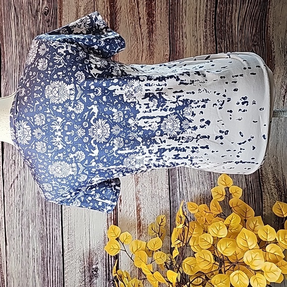 NWT NORACORA SLATE BLUE SHORT SLEEVE PULLOVER TEE - Picture 5 of 13